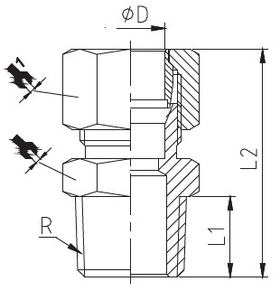 PMFM,Brass air fitting, Air connector, Brass fitting, air fitting